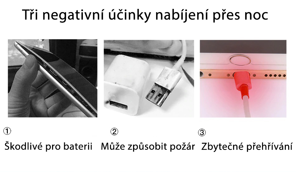 Baseus USB C QC 3.0. inteligentní vypnutí3